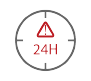 Warning 24h in advance