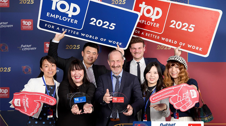 Huawei Europe reçoit la certification Top Employer 2025 pour la sixième année consécutive