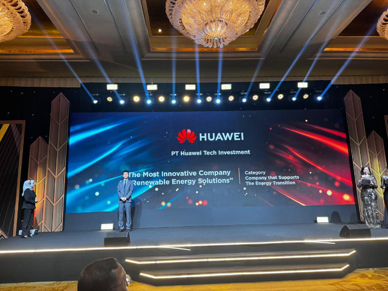 Dukung Transisi Energi, Huawei Dinilai Paling Inovatif Hadirkan Solusi Energi Terbarukan di Indonesia