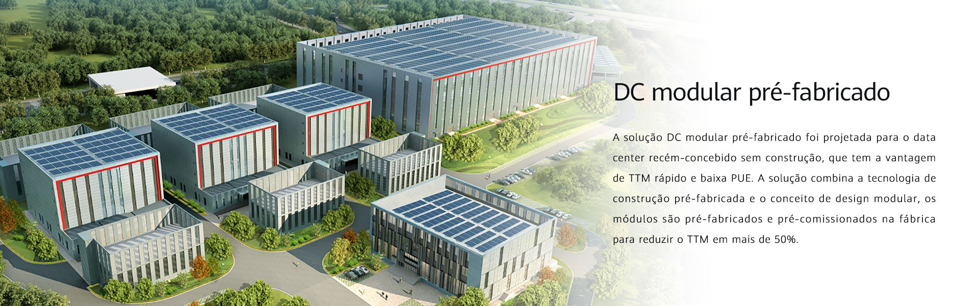 DC modular pré-fabricado