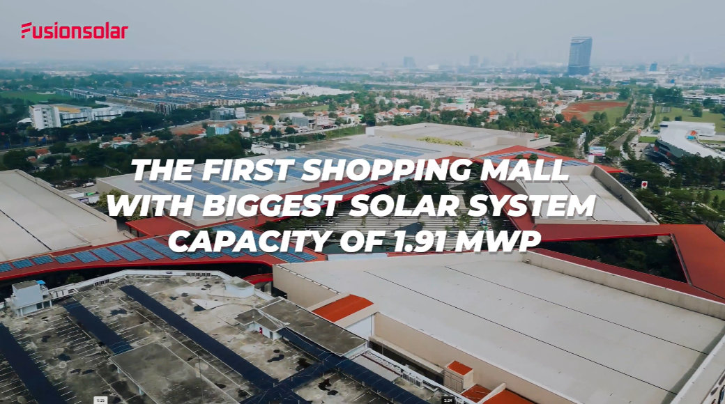 HuaweiFusionSolar merevolusi efisiensi energi di QBig Shopping Mall di Indonesia!
