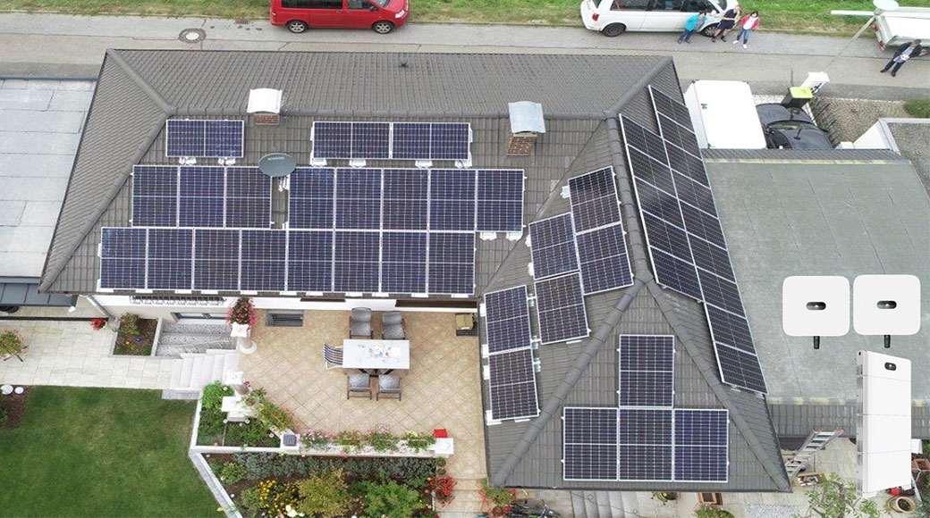 Σύστημα τριφασικών οικιακών Φ/Β 16 KWp, Νυρεμβέργη, Γερμανία