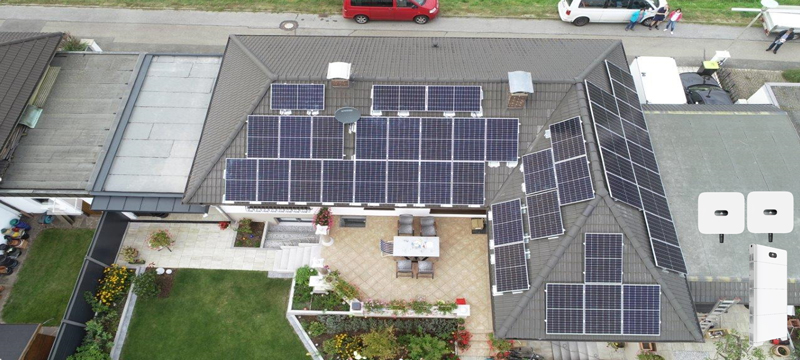 Sistem PV Rumah Tangga 3 Fase 16 KWp di Nurnberg, Jerman