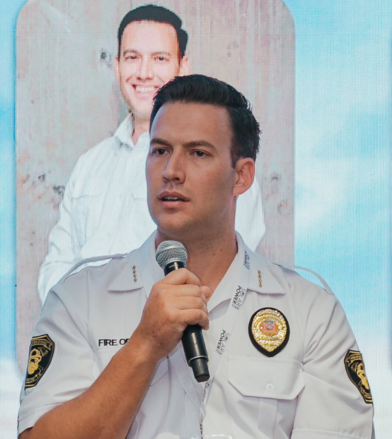De Wet Englebrecht, experienced firefighter and CEO of Fire Ops SA