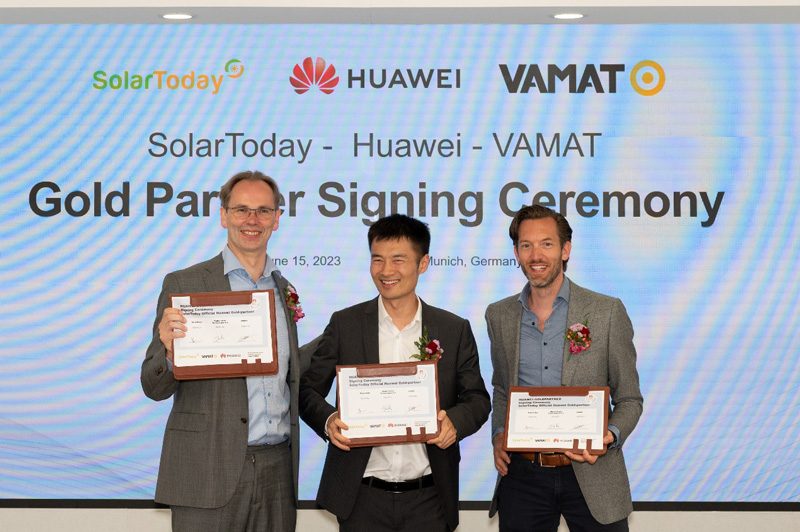 Solar Today – Huawei – VAMAT Gold Partner Signing Ceremony
