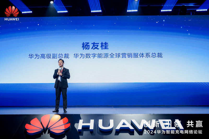 华为高级副总裁、华为数字能源全球营销服体系总裁杨友桂